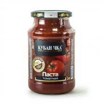 Томатная паста Кубаночка ст/б 1кг