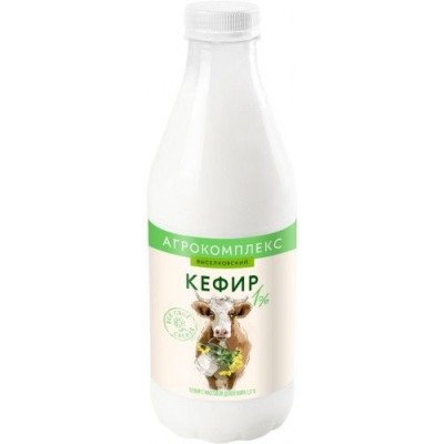 АКЦИЯ!!! БЗМЖ Кефир Агрокомплекс Выселковский 1% 900г Пэт
