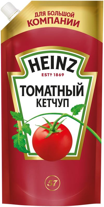 "HEINZ" Кетчуп томатный 550 г дой-пак