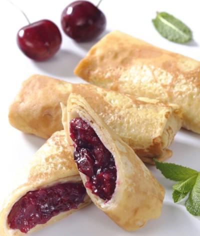 Блинчики с вишней 1кг.