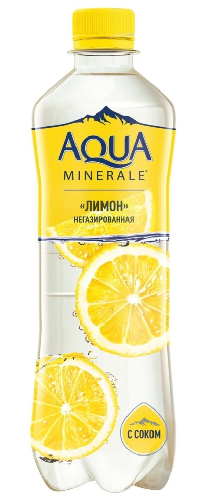 Аква Минерале Фреш Лимон с соком негаз 1л пэт