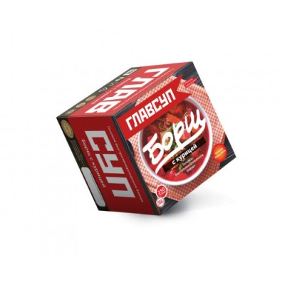 Главсуп "Борщ с курицей" 250г (Россия)