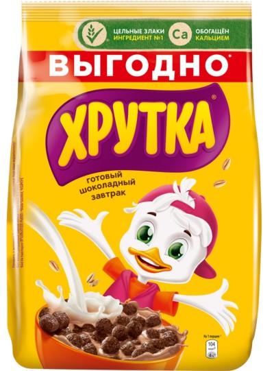 Готовый завтрак Хрутка шоколадные шарики 650г