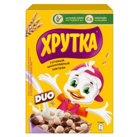 Готовый завтрак Хрутка шоколадные шарики Дуо 350г