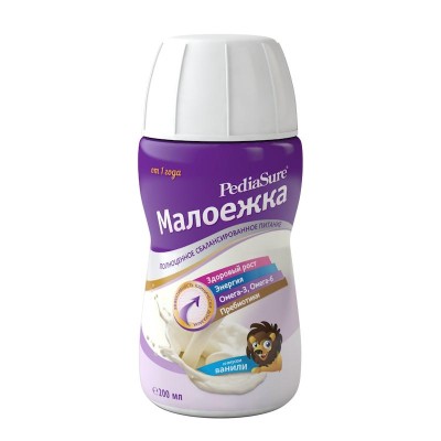 БЗМЖ Малоежка 1.0 со вкусом ванили 200мл