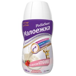 БЗМЖ Малоежка 1.0 со вкусом клубники 200мл