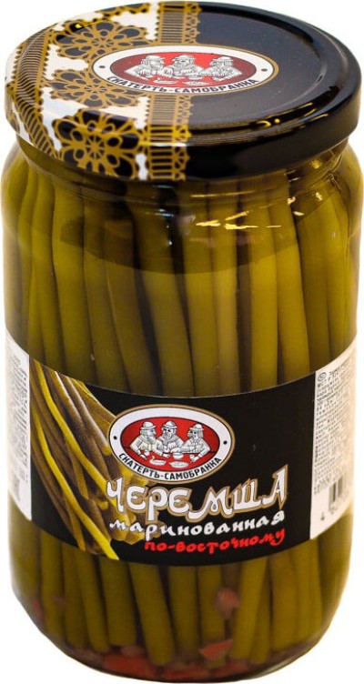 Черемша по-Восточному маринованные 330гр ст/б Скатерть-Самобранка