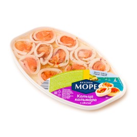 Кольца Кальмара с Семгой в/м 150гр Вкусное Море