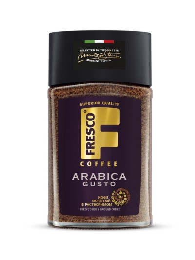 Кофе Fresco Arabica Gusto растворимый 95г ст/б