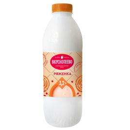 БЗМЖ Ряженка "Вкуснотеево" 3,2% 900гр. пэт
