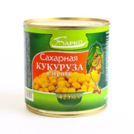Кукуруза сахарная 400гр ж/б Барко