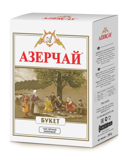 Чай Азерчай черный букет 200гр.