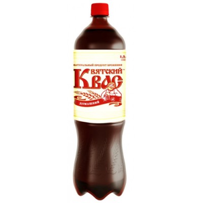 Квас Вятский домашний 1,5л пэт