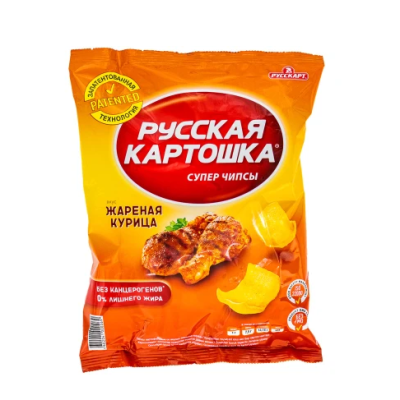 Чипсы Русская Картошка вкус жареная курица 140гр