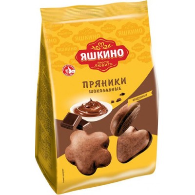 Пряники шоколадные 350г Яшкино