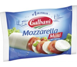 АКЦИЯ!!! БЗМЖ Сыр Моцарелла Макси 45% Гальбани 250г