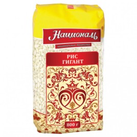 Националь Рис среднезерн.Гигант 800г пленка