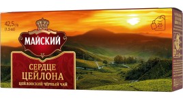 Чай Майский черный Сердце цейлона 25пак