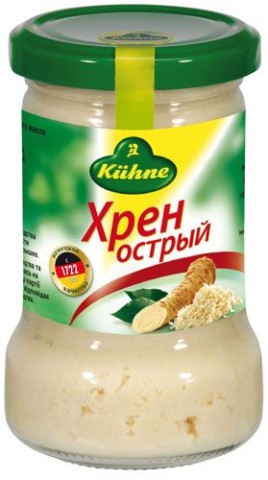 Хрен острый "KUHNE" 140г ст/б