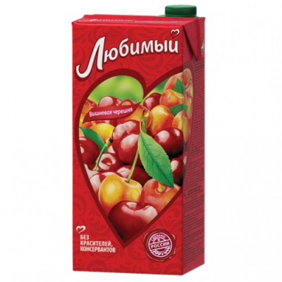 Напиток сокосодерж. Любимый  Вишневая черешня 1,93л