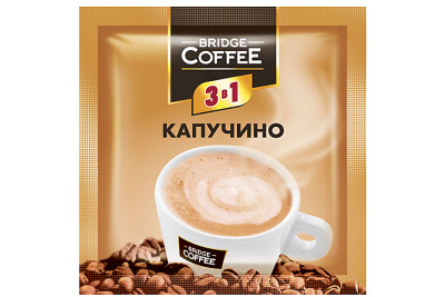 Капучино 3в1 20гр Бридж кофе
