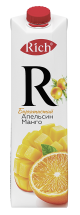 Нектар РИЧ апельсин-манго 1л.100%