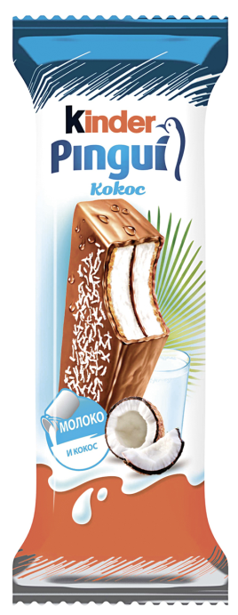 БЗМЖ Пирожное Киндер Pingui Кокос 30г