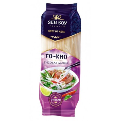 Сэн Сой Лапша Премиум рисовая ФО-ХО 200г.