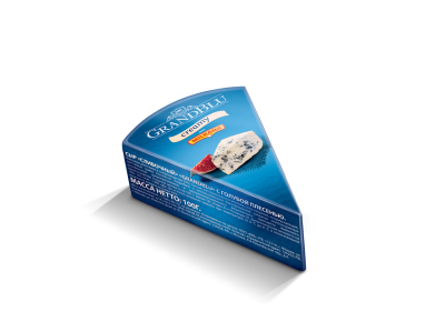 БЗМЖ Сыр Гранд Блю 56% с голубой плесенью 100г (Россия)