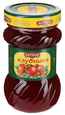 Джем клубничный Ратибор с/б 360г