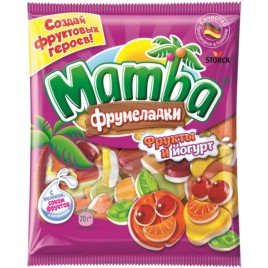 Жевательный мармелад Фрумеладки Мамба фрукты и йогурт 72гр