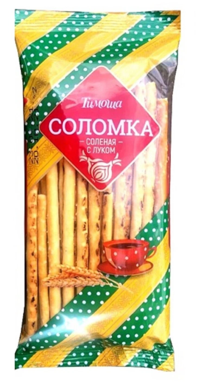 Соломка соленая с луком 100гр Тимоша