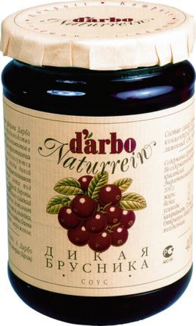 "DARBO" Соус Дикая брусника ст/б 400г.