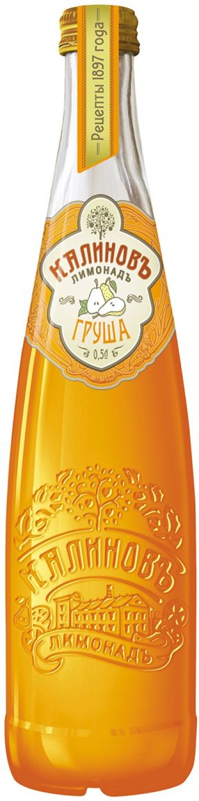 Калинов Лимонадъ Груша стекло 0.5л.