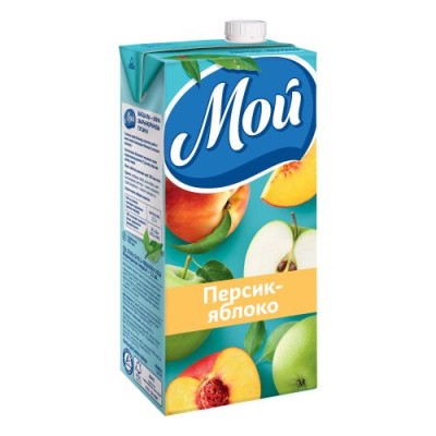 Нектар Мой Персик-Яблоко 1,93л
