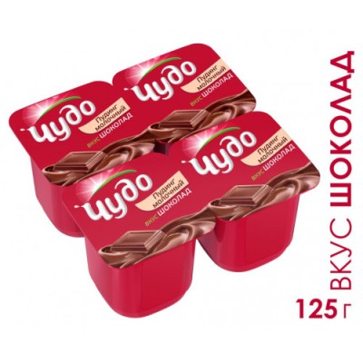 БЗМЖ Пудинг шоколад Чудо 3% 125г