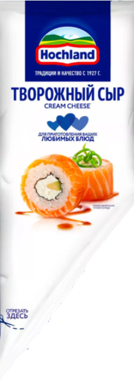 АКЦИЯ!!! БЗМЖ Творожный сыр Хохланд крем чиз 65% 500гр