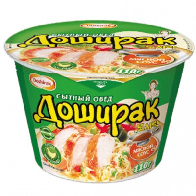 Лапша Доширак Сытный обед курица 110г. стакан