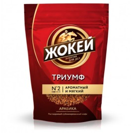 Кофе Жокей Триумф  75г пакет