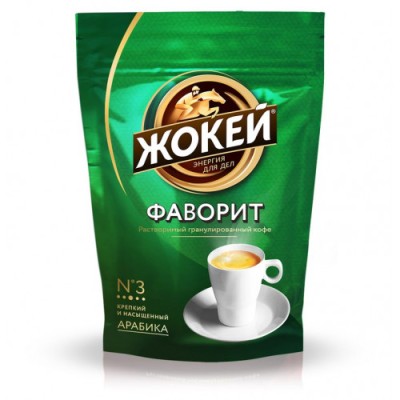 Кофе Жокей Фаворит 75г пакет