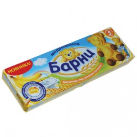 Барни Медвежонок бананово-йогурт.нач. 5шт 150 г