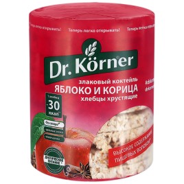 Хлебцы "Dr.Korner" Злаковый коктейль яблоч.с корицей 90г