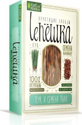 Хлебцы-молодцы "Leпешка" лук/лен 150гр