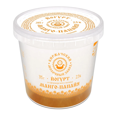 БЗМЖ Йогурт Манго-папайя 2,5% 315г КМЗ