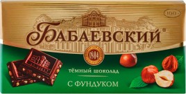 Шоколад темный с фундуком Бабаевский 100г
