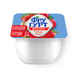 АКЦИЯ!!! БЗМЖ Йогурт Фругурт Клубника-малина 2% 240гр