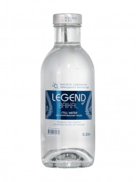 Вода Легенда Байкала негаз. 0,33л ст/б