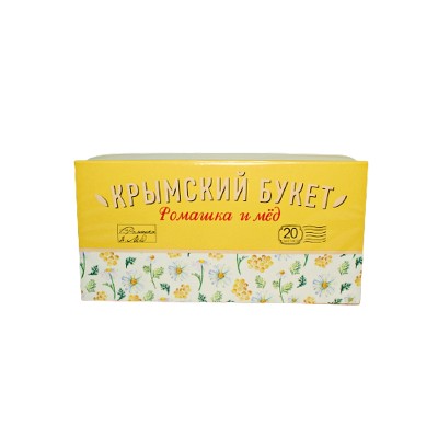 Чай Крымский букет Ромашка и мед 20пак