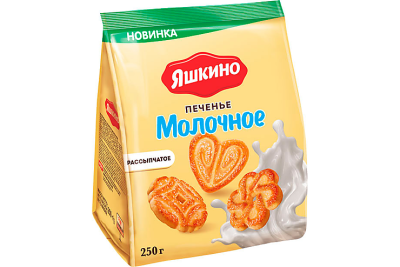 Печенье молочное 250гр Яшкино