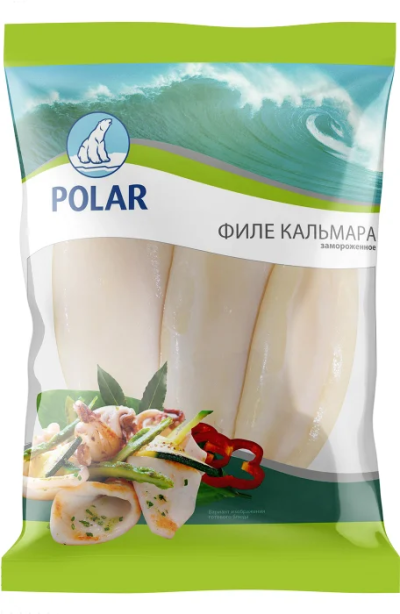 Филе кальмара зам. 500гр Полар